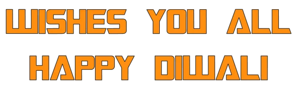 Happy Diwali Wishes Text PNG