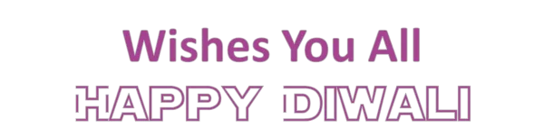 Happy Diwali Wishes Text Transparent PNG