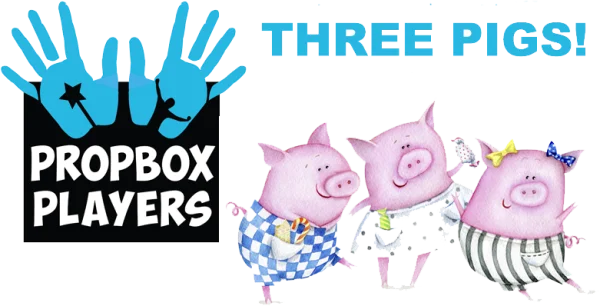 Three Little Pigs Cartoon Illustration PNG