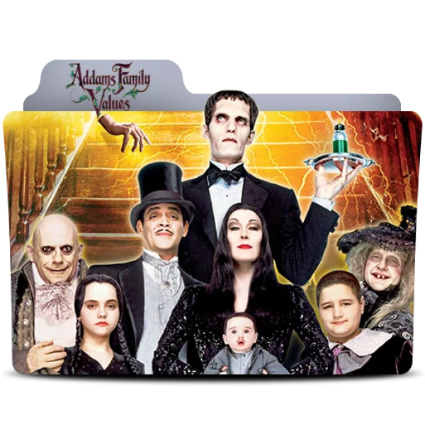Addams Family Values Movie Folder Icon PNG
