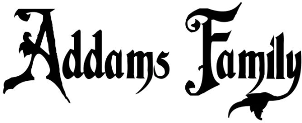 Addams Family Logo Transparent Background