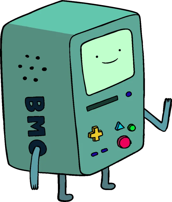 BMO Adventure Time Character PNG Transparent Background