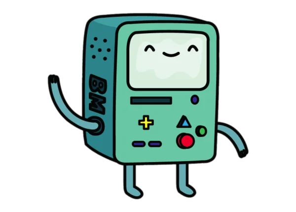 BMO Adventure Time Transparent PNG