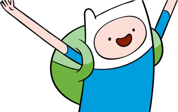 Happy Finn from Adventure Time Transparent PNG