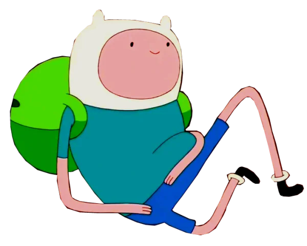 Finn the Human from Adventure Time PNG Transparent