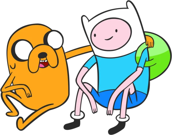 Finn and Jake Adventure Time PNG Transparent Background