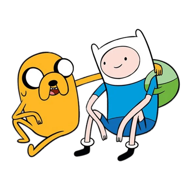 Finn and Jake Adventure Time PNG Transparent