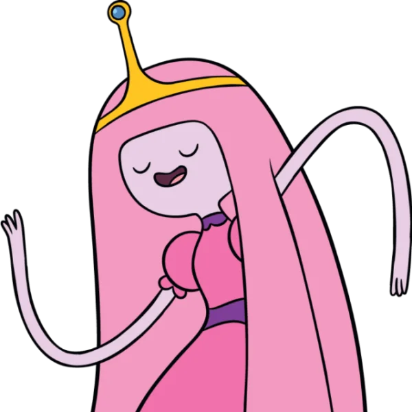 Princess Bubblegum Adventure Time PNG Transparent Background