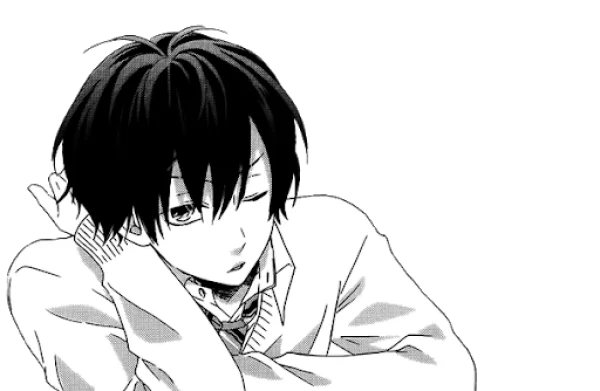 Manga Boy Winking Transparent PNG