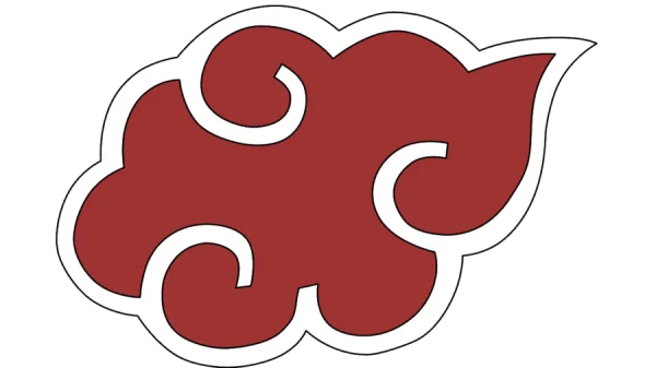 Akatsuki Red Cloud Symbol PNG Transparent Background