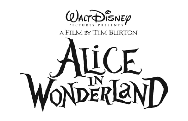 Alice in Wonderland Movie Logo PNG Transparent