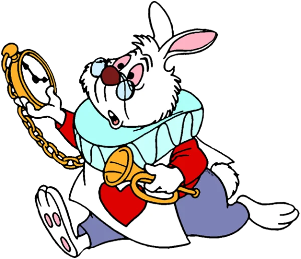 Alice in Wonderland White Rabbit Transparent PNG