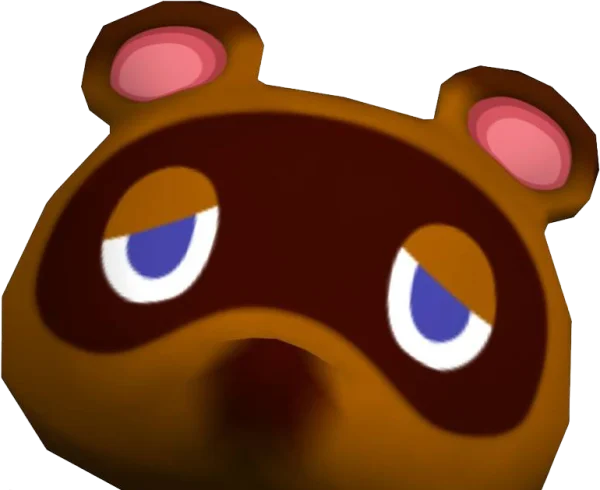 Tom Nook Face PNG Transparent