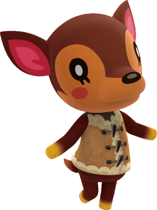 Fauna Deer Animal Crossing PNG Transparent Background