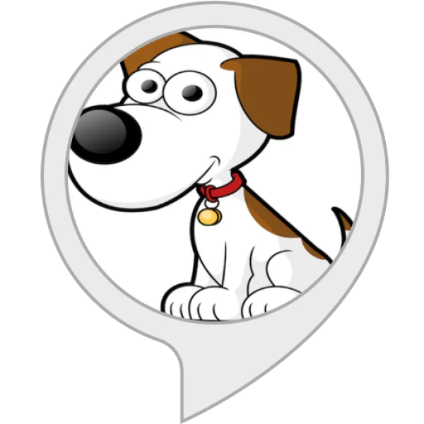 Cartoon Dog in Speech Bubble PNG Transparent