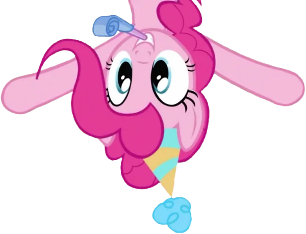 Pinkie Pie Upside Down Party PNG