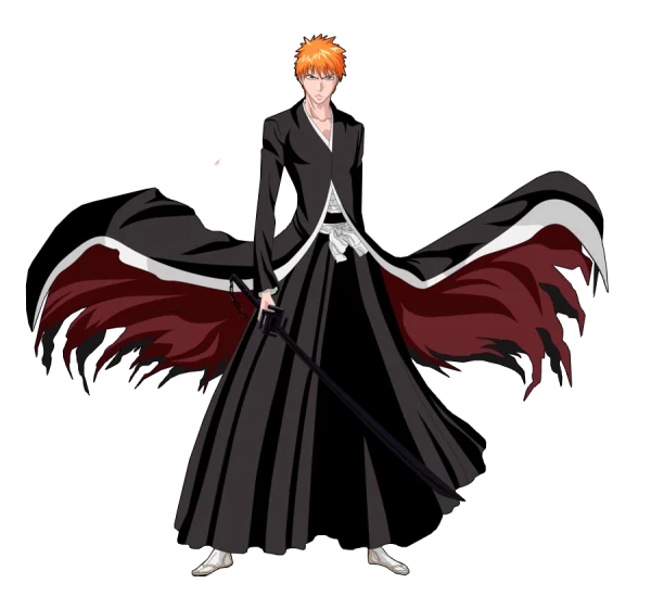 Ichigo Kurosaki Shinigami PNG Transparent Background