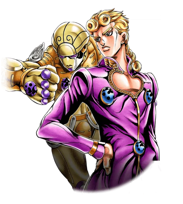 Giorno Giovanna and Gold Experience PNG