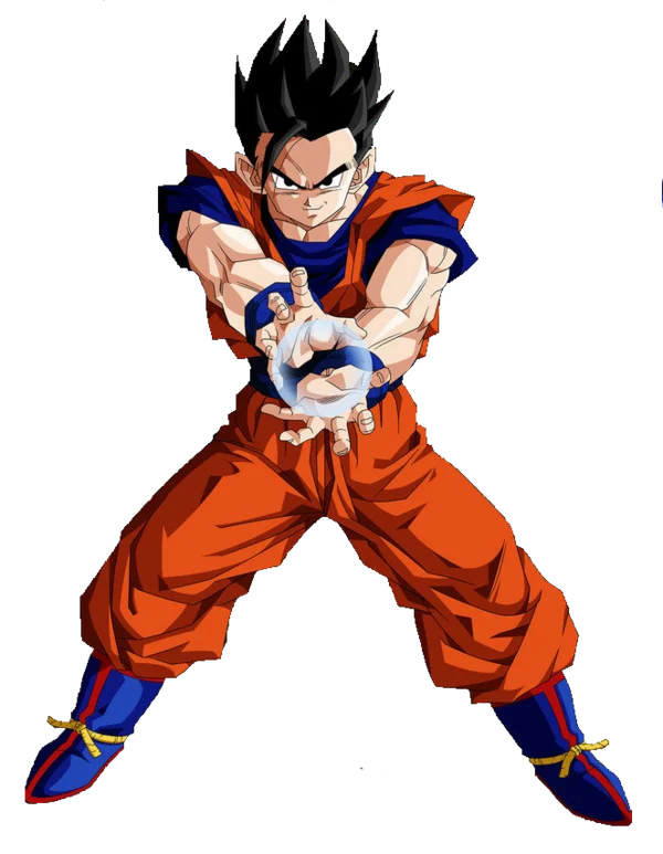 Gohan Masenko Power Up PNG Transparent Background