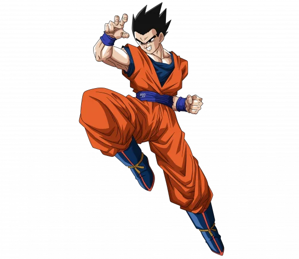 Gohan Dragon Ball Z Combat Stance PNG