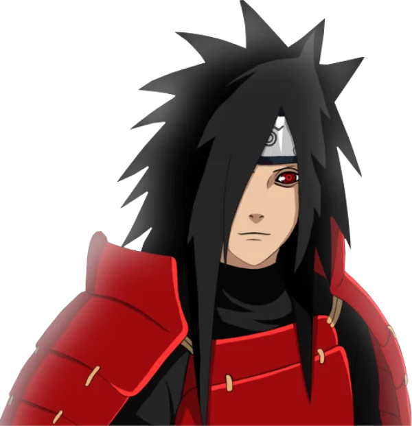 Madara Uchiha Anime Character PNG Transparent