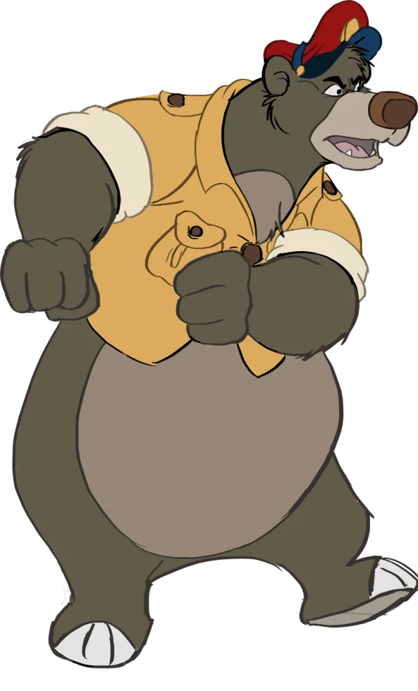 Baloo The Bear TaleSpin PNG Transparent