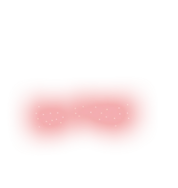 Red Capsule Shape with White Particles PNG