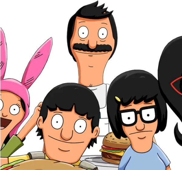 Bob's Burgers Main Characters Transparent PNG