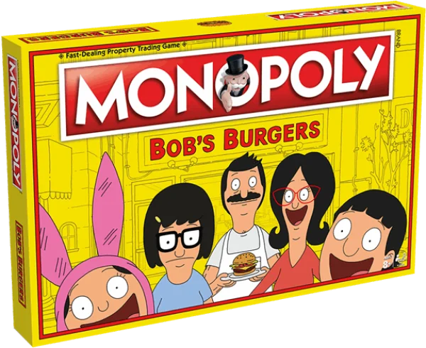 Monopoly Bob's Burgers Board Game Box PNG