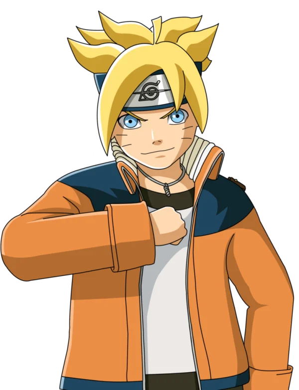 Boruto Uzumaki Anime Character PNG Transparent Background
