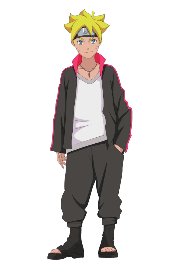 Boruto Uzumaki Full Body PNG Transparent Background