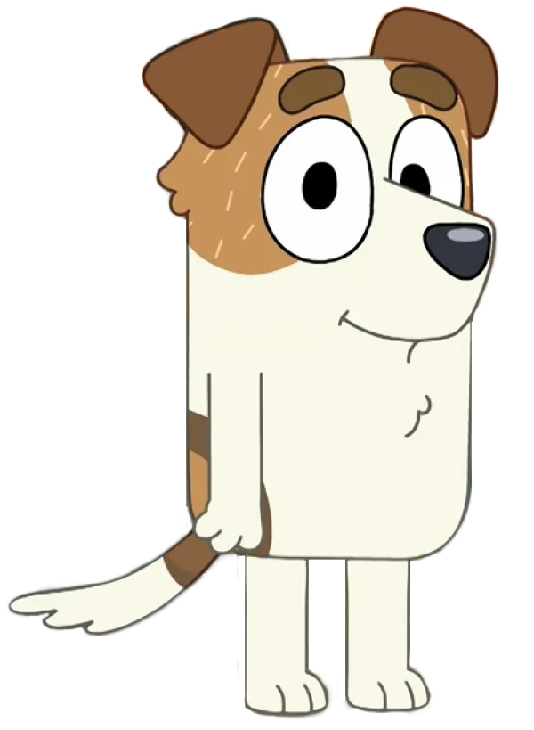 Jack Russell from Bluey PNG Transparent