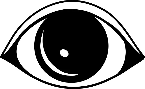 Stylized Monster Eye PNG Transparent Background