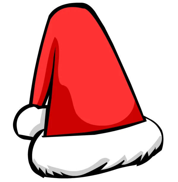 Red Santa Hat PNG Transparent Background