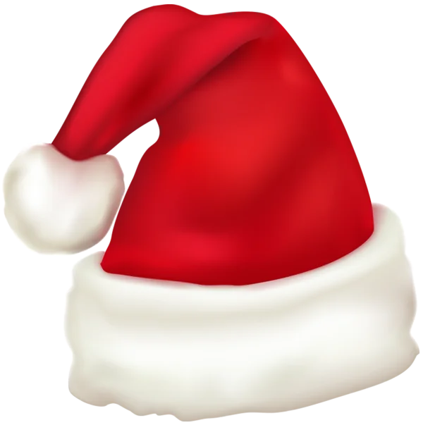Red Santa Hat PNG Transparent Background