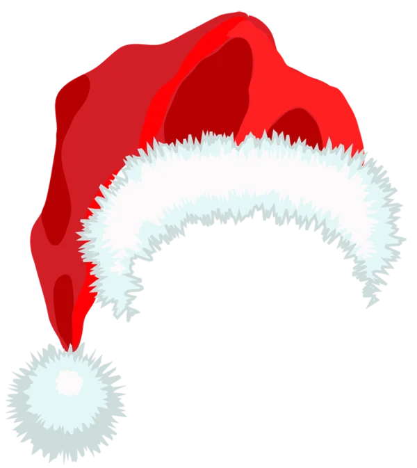 Red Santa Hat PNG Transparent Background