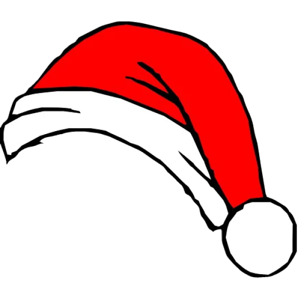 Santa Hat PNG Transparent Background