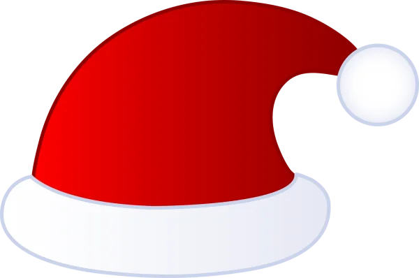Santa Hat PNG Transparent Background