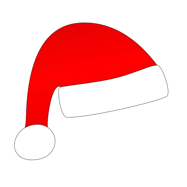 Christmas Santa Hat PNG Transparent Background