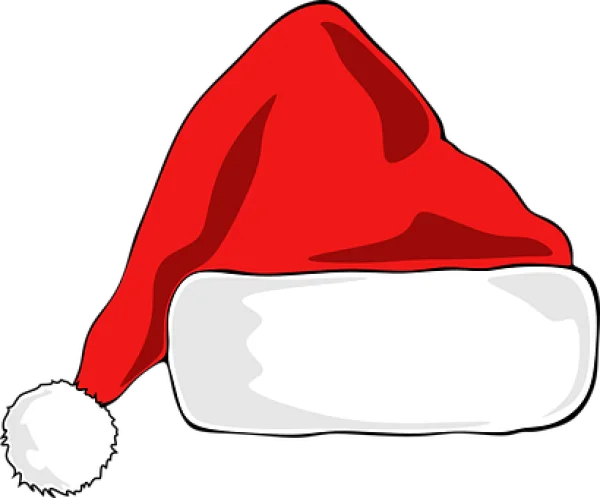 Santa Hat PNG Transparent Background