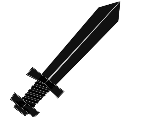 Simple Sword Outline PNG Transparent Background