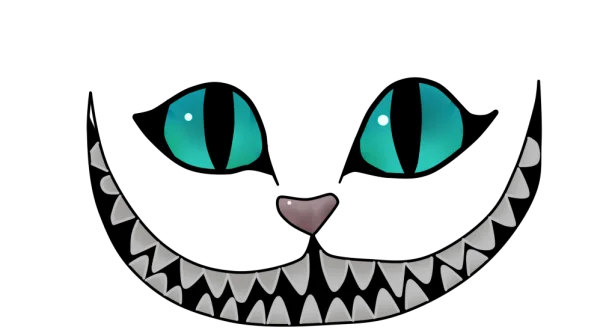 Cheshire Cat Smile Transparent PNG