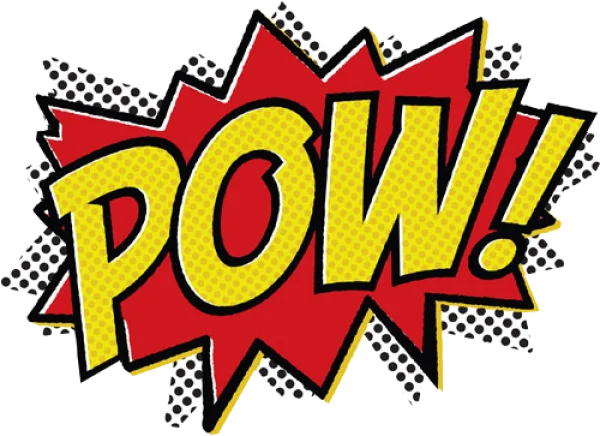 POW! Comic Style Sound Effect PNG
