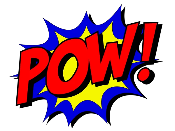 Comic Book POW! Transparent PNG