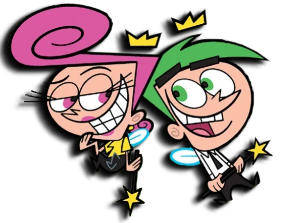 Wanda and Cosmo Fairies PNG Transparent Background