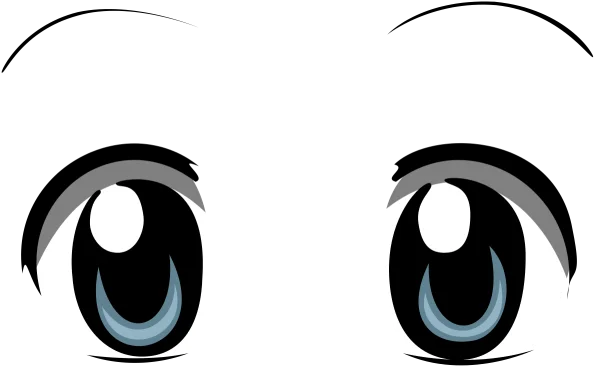 Cute Cartoon Eyes PNG Transparent Background