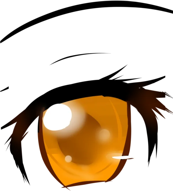 Anime Manga Eye PNG Transparent Background