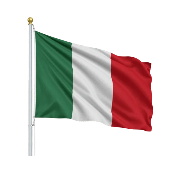 Italian Flag PNG Transparent Background