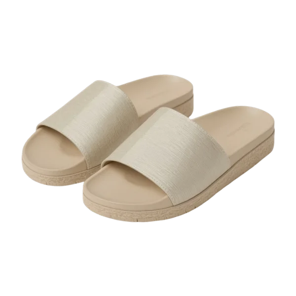 Beige Comfort Slides PNG Transparent Background