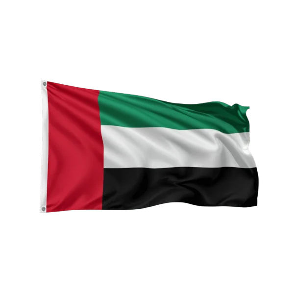 United Arab Emirates Flag PNG Transparent Background